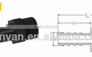 TY High Quality PP Compression Fittings TUBE MALE COUPLING Eco-friendly Cheap Price Full Size Factory Price List Discount thumbnail-1