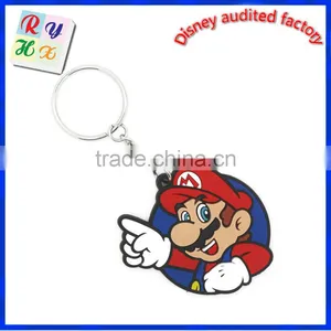 Silicone PVC Key Chain Holder , Custom Key Chain OEM Pvc Key Ring thumbnail-4
