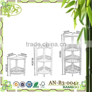 Aonong Bamboo Originality Plant Stand Garden Shelf Flower Pot Display Rack thumbnail-2