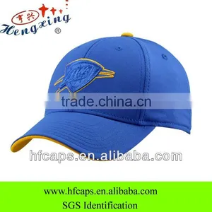 2013 Mens Blue Custom 3D Embroidery 6 Panel Baseball Caps and Hats thumbnail-1