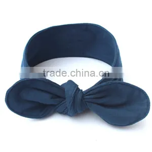 Girl Rabbit Headband Newborn Kids Cotton Elastic Hair Band Baby Top Headband thumbnail-6