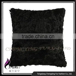 CX-D-98 New Design Lamb Fur Cushion Cover thumbnail-1