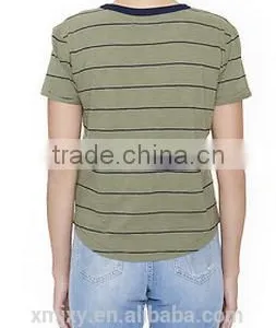 100% Cotton Regular Fitting Army Tee for Woman thumbnail-3