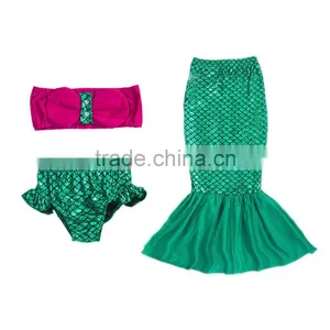 S64839A Baby Costume Mermaid Tail for Swimming Kids Swimwear thumbnail-2