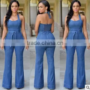 2016 Wholesale Sexy Long Seelve Print Playing Card Blak Jumpsuit For Women thumbnail-4