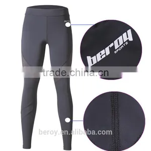 Beroy New Design High Elastic Dry-fit Running Pants Leggings With Zipper on the Leg Opening thumbnail-5