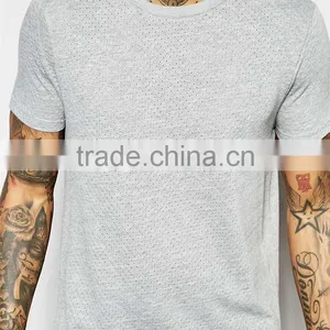 2017 Guangzhou Shandao OEM Summer Stylish With Dot 180g Polyester Cotton Short Sleeve O-Neck Dri Fit Shirt thumbnail-4