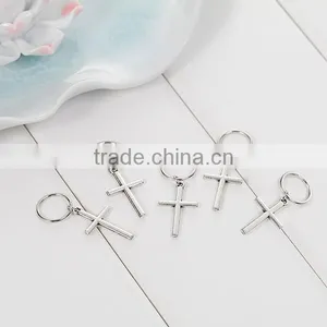 Zinc Based Alloy Round Antique Silver Hair Accessories Hair Clips Findings thumbnail-2