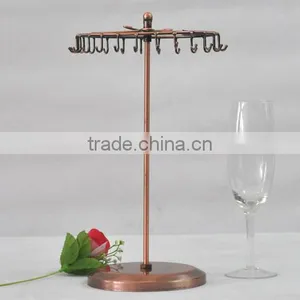Jewelry Display, Bracelet &necklace, Round Revolving, Alloy, Copper Tone, 30x20cm.1pc,8seasons thumbnail-1
