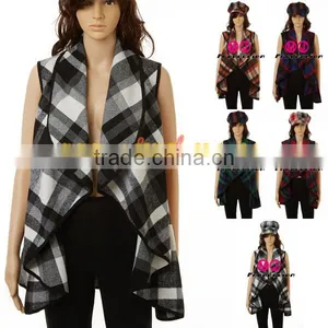 FACTORY Dazzle Tweed Wholesale Fleece Vest thumbnail-1