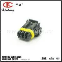2 Way Black Female Waterproof Car Connector Replacement Molex 52117-0241 thumbnail-1