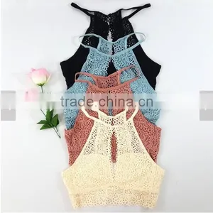 B33750A Latest Fashion Crochet Lace Sexy Hot Tube Tops thumbnail-1