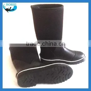 2015 Mens Neoprene Rubber Boots Fishing High Boots Neoprene Work BootsCamo Neoprene Lining Durable Shoes thumbnail-1