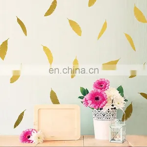 Feather Shape Ins Style Vinyl Mini Wall Sticker Children Room Home Decoration Mural Roon Decal thumbnail-2