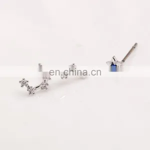 Asymmetric Stud Earrings Darling Small Dipper Star for Your Lobes thumbnail-4