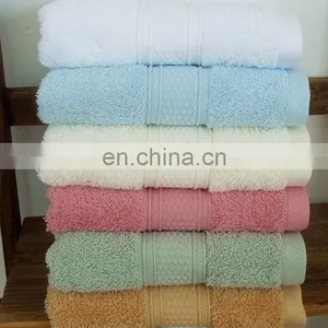Plain Design Wholesale Luxury 21s/2 Cotton Terry Towels Hotel Hand Towel thumbnail-5