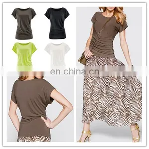 Fashion Women Summer Loose Top Short Sleeve Blouse Ladies Casual Tops T-Shirt thumbnail-1