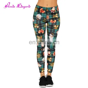 Summer Wholesale Oem Women One Piece Sublimation Blank Printed Leggings thumbnail-3