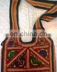 2015 New Arrival Hot Sale Indian Embroidered Handmade Banjara Boho Long Shoulder Girls Collage Bag Tote Sling Handbag thumbnail-1