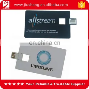 New Plastic Portable Business Card Usb Flash Drive With Custom Printing thumbnail-1