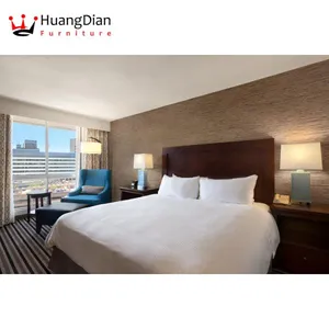 Contemporary Custom Made Hospitality Bedroom Sets Hotel Wooden Furniture thumbnail-3