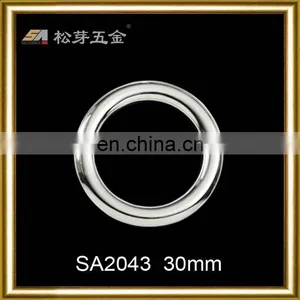 Song A Metal Custom Made Chrome Plated Stainless Steel Ring Buckle thumbnail-1