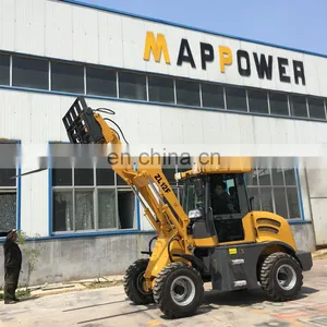 1.2ton 0.55bucket Capacity 4L68 Engine New Cabin Front Loader With Shovel ZL12 thumbnail-2
