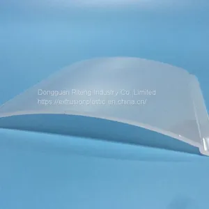 LED Lamp Shade,Custom Plastic Extrusion Led Cover,Plastic Extrusion LED Lamp Shade thumbnail-2