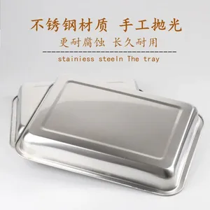 Baking Tray Shallow Metal Container Used for Baking Foods Colorful Pans Stainless Steel Pots, Pans, Kettles thumbnail-5