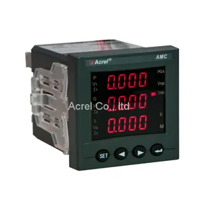 Acrel Amc72-e4-Kc 3 Phase Programmable Panel Energy Meter With Rs485 thumbnail-1