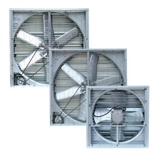 Industrial Agricultural Wall Mounted Ventilation Exhaust Fan With Cooling Pad for Greenhouse thumbnail-1