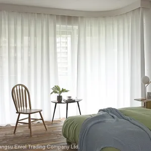 Nordic Cotton and Linen Curtain Light Transmission thumbnail-1