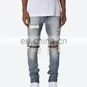 DiZNEW Custom 100% Cotton Jeans Trousers Men's Jeans Pants Crush Jeans thumbnail-3