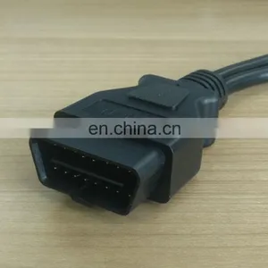 OBD2 Male to 2Female Adapter Splitter Extension Cable OBD II for All Cars 20cm 1ft thumbnail-5