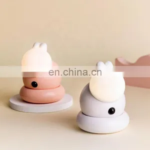 2020 New Design LED Night Light Touch Tap Lamp Bedroom Energy-saving LED Silicone Lamp for Kids thumbnail-1
