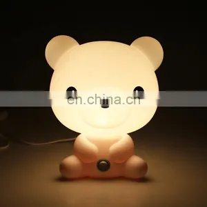 US/EU Plug Night Sleeping Lamp Baby Room Panda/Rabbit/Dog/Bear Cartoon Light Kids Bed Lamp for Gifts thumbnail-1