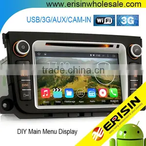 Erisin ES2506B Android 4.4.4 2 Din 7 Inch Touch Screen Car DVD Player for Mercedes Smart thumbnail-1