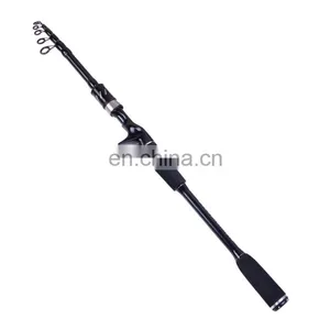 Distance Throwing Rod 1.8 2.1 2.4 2.7 m Spinning Casting Carbon Telescopic Rod Lure Fishing Rod thumbnail-1