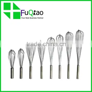 Manufacturer Cooking Tools Hotel Commercial Stainless Steel Egg Whisk thumbnail-1