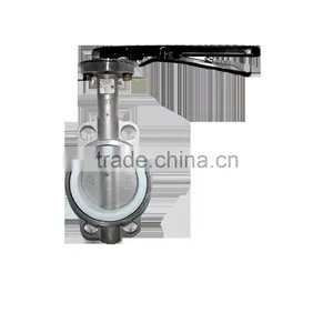 2016 DN200 Stainless Steel Online Shopping Wafer Butterfly Valve With Pin thumbnail-5