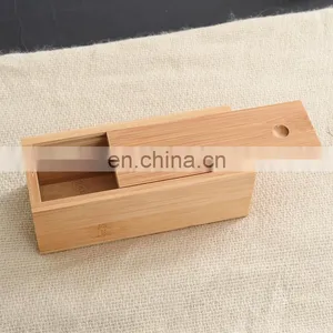 Hot Sale Plain Bamboo Wooden Storage Box Packaging for Gift Jewelry Sundries thumbnail-1