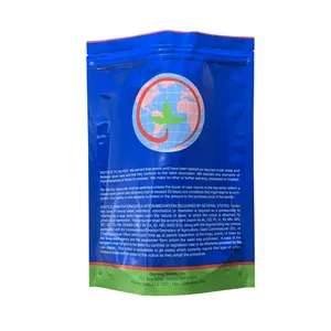 Gravure Printing Food Grade Mylar Aluminum Foil Pouch/Chia Seeds Zipper Packaging Bag/Stand Up Foil Bag With Window thumbnail-1