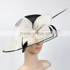 New Woman Church Kentucky Derby Wedding Party Sinamay Hats South Africa Quality Choice thumbnail-3