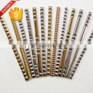 Listello Gold Filled Pencil Border Tile for Bathrooms thumbnail-2