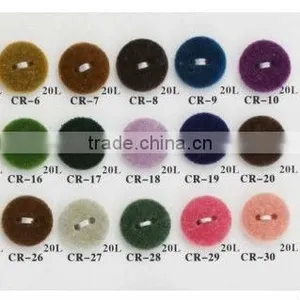 Fashion Colorful Fuzz Planting Woolen Overcoat Button thumbnail-2