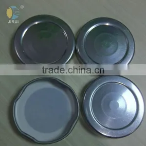 Factory Customized 48mm Silver Lug Cap With Saftey Button for Glass Bottle thumbnail-2
