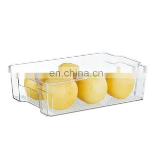 Airtight Fridge Organizers Set With Lid and Storage Clear Box Bins Bpa Free Food Storage Container Set Food Plastic Container thumbnail-3