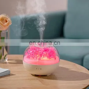 Eternal Flower Fragrance Diffuse Ultrasonic Essential Oil Diffuser With Colorful Night Lamp thumbnail-4