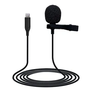 Lavalier Microphone With Lightning Port Compatible With IPhone 7 Plus, 8 Plus, X, XR, XS, XS Max, 11 Pro Max thumbnail-1