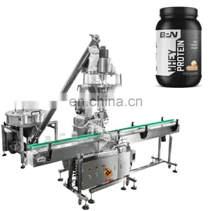 Multi-function Economic Disinfection Washing Detergent Powder Filling Machine Line thumbnail-1